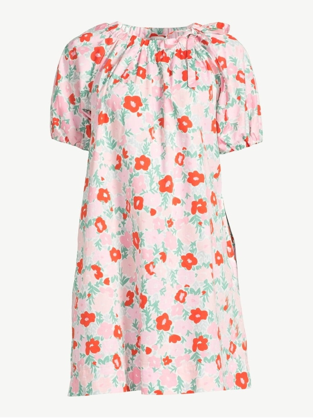Floral puff sleeve dress
